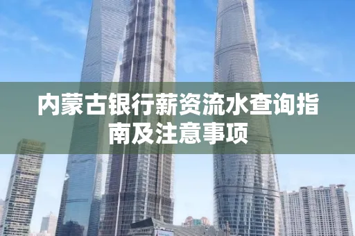 内蒙古银行薪资流水查询指南及注意事项