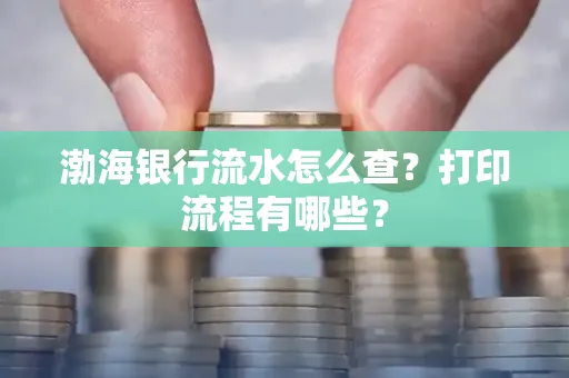 渤海银行流水怎么查?打印流程有哪些?