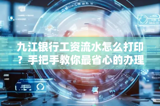 九江银行工资流水怎么打印?手把手教你最省心的办理方式