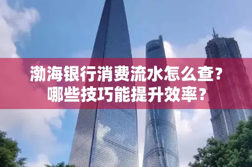 渤海银行消费流水怎么查?哪些技巧能提升效率?