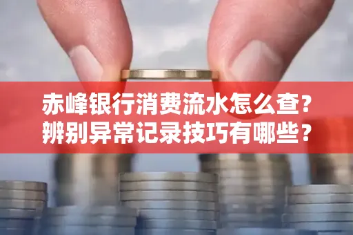 赤峰银行消费流水怎么查?辨别异常记录技巧有哪些?