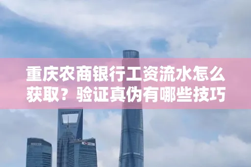 重庆农商银行工资流水怎么获取?验证真伪有哪些技巧?