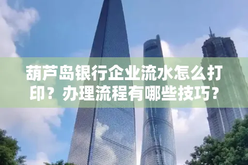 葫芦岛银行企业流水怎么打印?办理流程有哪些技巧?