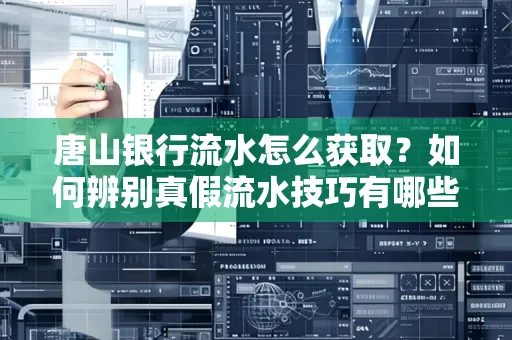 唐山银行流水怎么获取?如何辨别真假流水技巧有哪些?