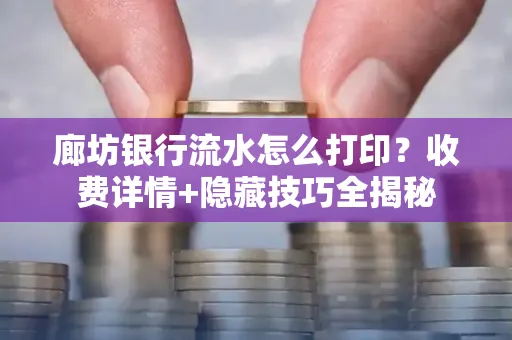 廊坊银行流水怎么打印?收费详情+隐藏技巧全揭秘