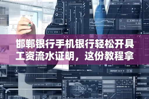 邯郸银行手机银行轻松开具工资流水证明,这份教程拿走不谢