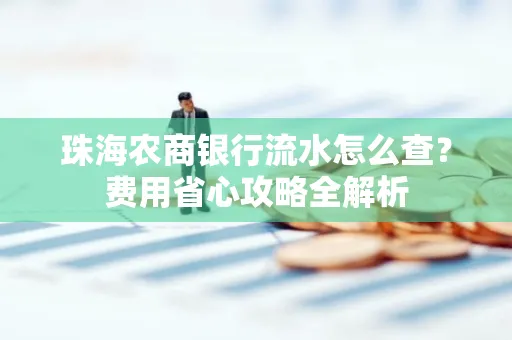 珠海农商银行流水怎么查?费用省心攻略全解析