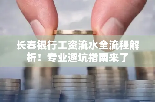 长春银行工资流水全流程解析!专业避坑指南来了