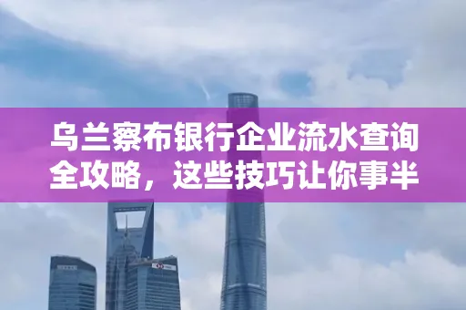 乌兰察布银行企业流水查询全攻略,这些技巧让你事半功倍
