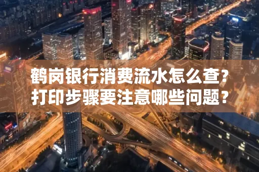 鹤岗银行消费流水怎么查?打印步骤要注意哪些问题?