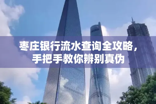 枣庄银行流水查询全攻略,手把手教你辨别真伪