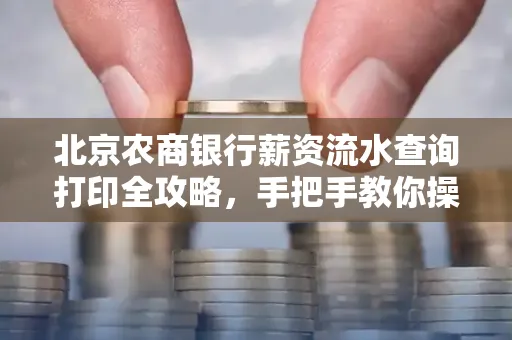 北京农商银行薪资流水查询打印全攻略,手把手教你操作