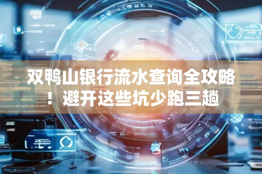 双鸭山银行流水查询全攻略!避开这些坑少跑三趟